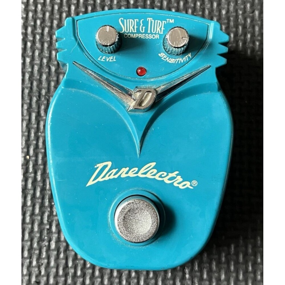 Danelectro Dj-9 Surf And Turf Compressor Pedal